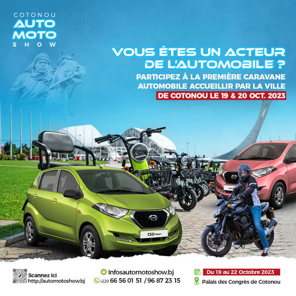 Caravane Cotonou Auto Moto Show : spectacle automobile en mouvement au rythme de la musique dans les rues de cotonou